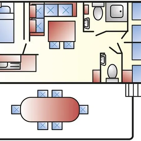 Albatross Mobile Homes On Eden キャンプ場 サン・フェリーチェ・デル・ベナーコ